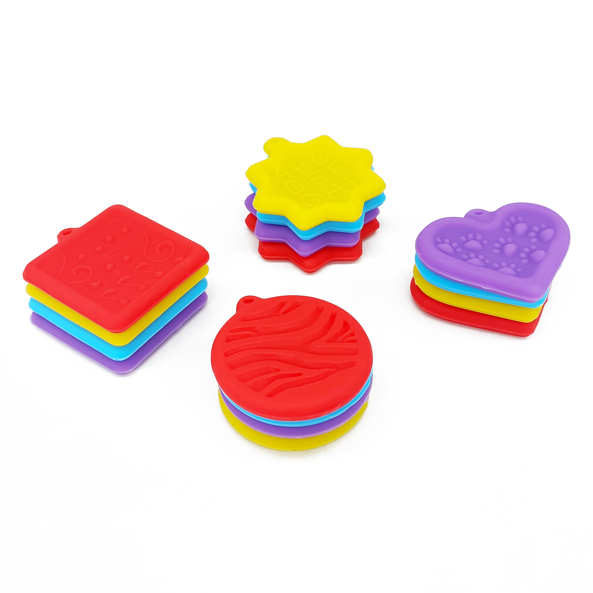 亚马逊新品 Sensory toys 硅胶感官石解压玩具柔软硅胶纹理担忧石详情4
