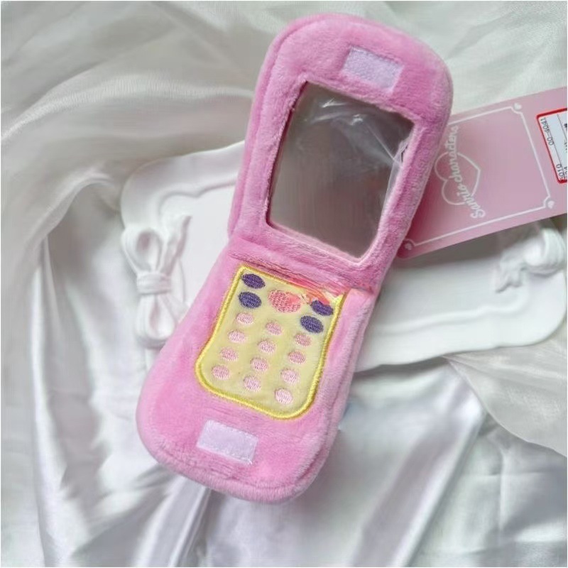 Mobile phone pendant doll Avail Sanrio Volkswagen hello Kitty retro Flip phone mirror pendant pic 4