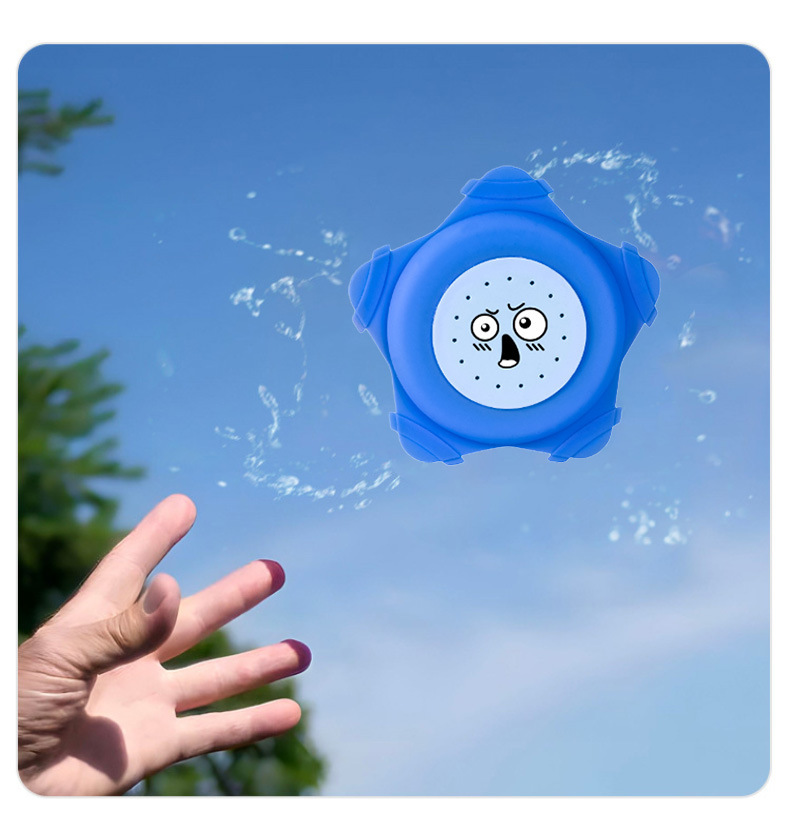Cross-border water play beach toys, reusable silicone water play frisbee, outdoor beach toys, Meteor whirlwind frisbee pic 5