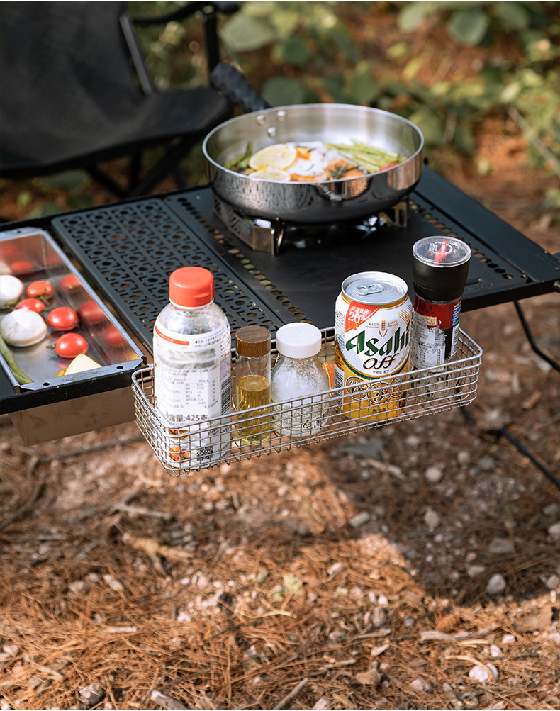 Outdoor camping tableware, metal storage baskets, lunch bags, picnic bags, insulated bags, cold preservation bags, food delivery bags pic 8