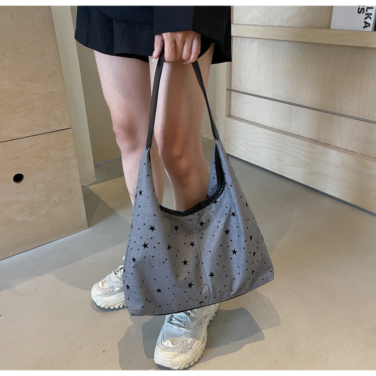 通勤大容量女包新款流行波点单肩包时尚百搭托特水桶包都市斜挎包详情39