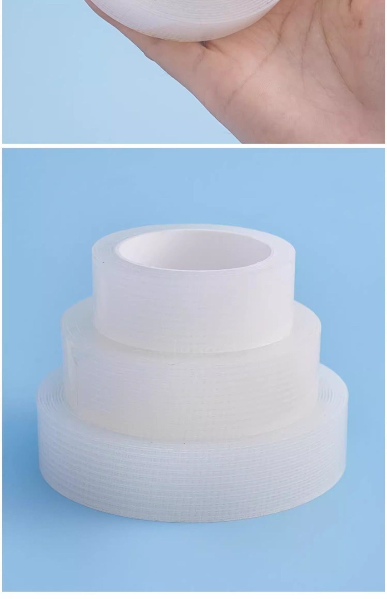 Grid nano double-sided tape, transparent high-viscosity strong cloth-based tape, traceless adhesive, double-sided adhesive, fixed back adhesive, adhesive magic pic 13
