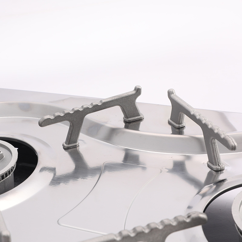 多功能双口卡式炉不锈钢面板一擦即净双眼户外便携瓦斯炉批发详情7