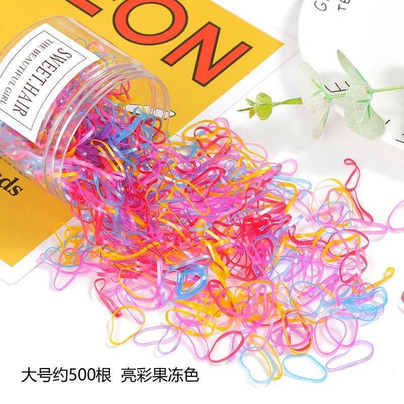 夏季成人橡皮筋高弹力一次性皮筋高马尾女孩发圈不伤发皮圈女批发详情9