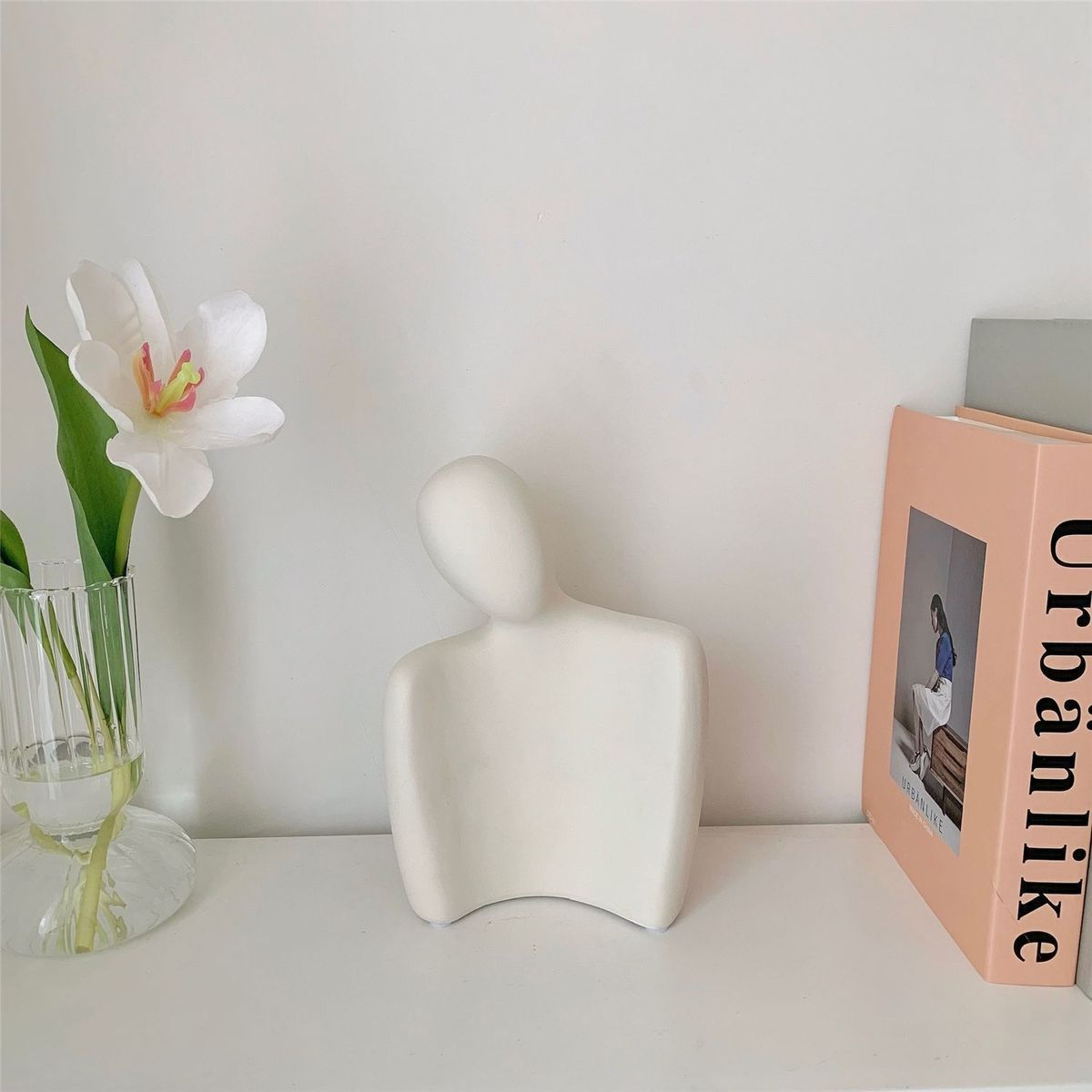 Nordic-style ceramic vases and flower arrangements, high-end and niche living room entrance hall home decoration vases and ceramic flower vases pic 19