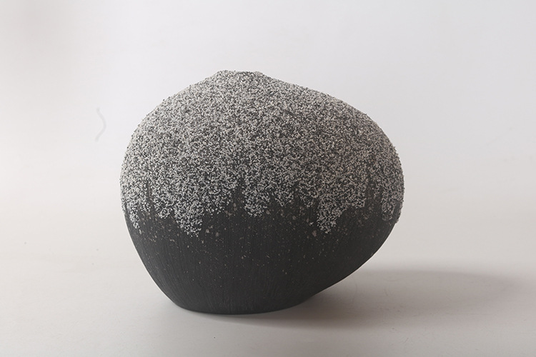 2025年北欧INS风简约陶瓷花瓶摆件干湿花插容器花艺花器装饰条纹仿陶瓷花瓶摆件详情17