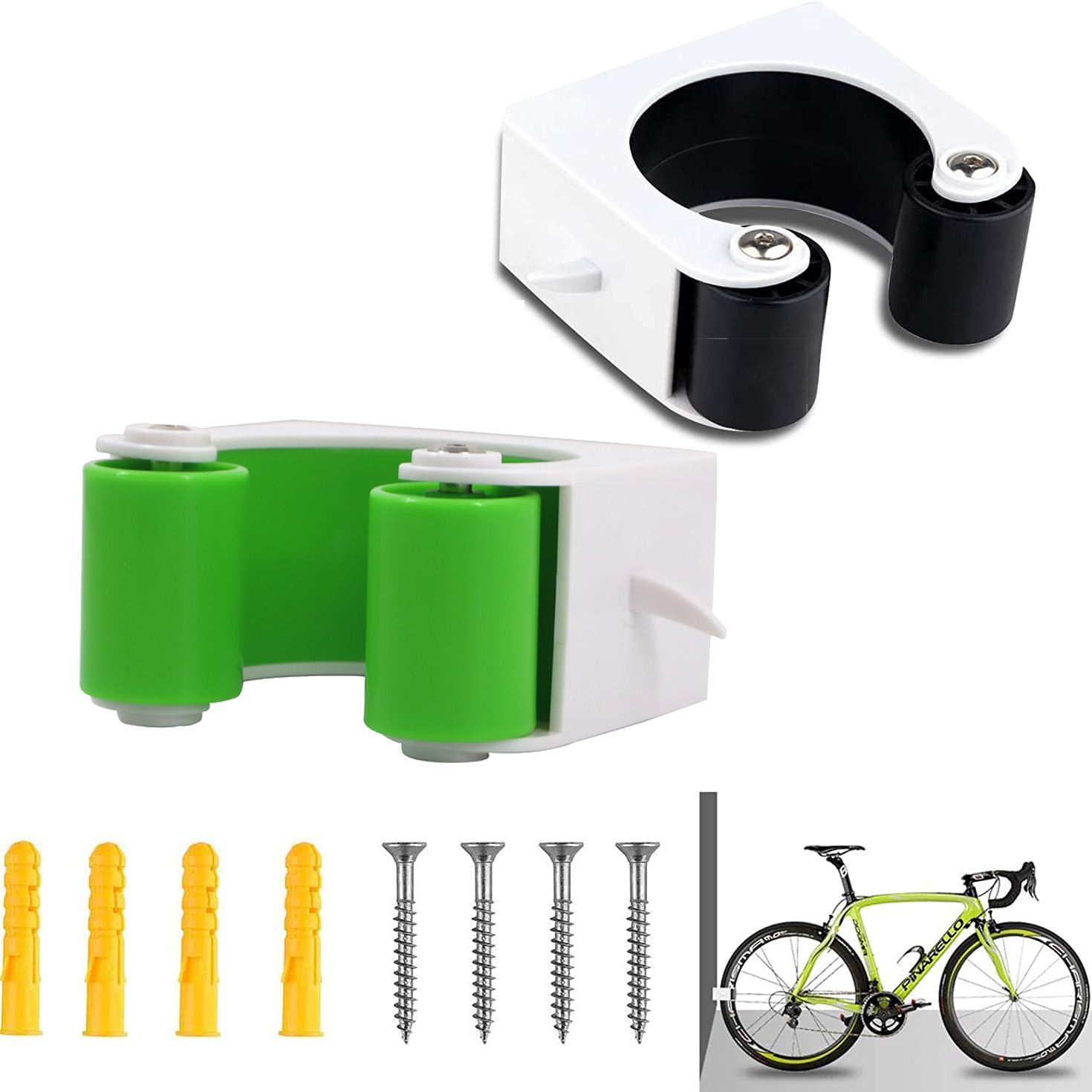 Bicycle parking buckle, bicycle mountain bike fixed frame, hanging frame, wall, household indoor road bike fixed display stand pic 1