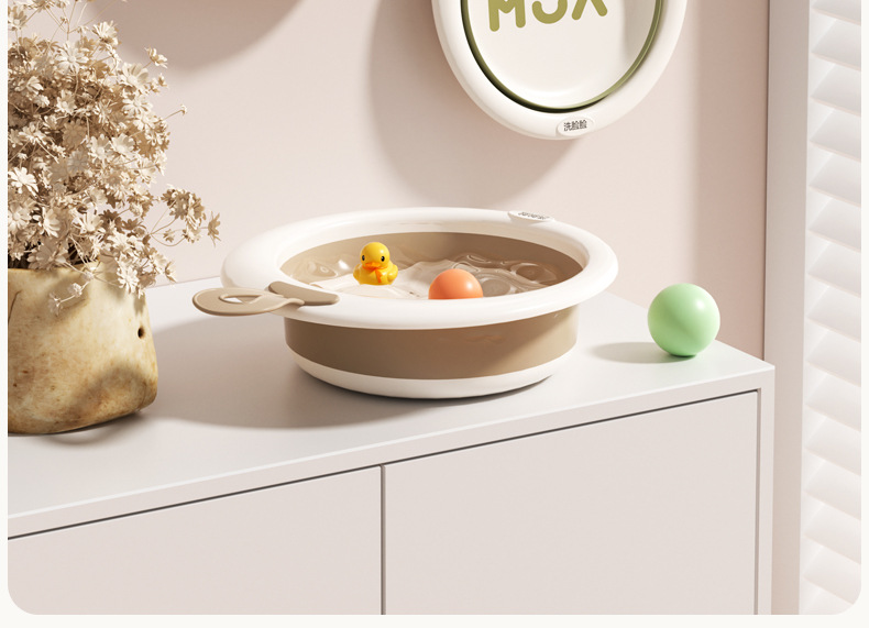 Xiaomuma baby bath tub, baby bath tub, foldable, sitting and lying, large household bath tub, one-piece delivery pic 28