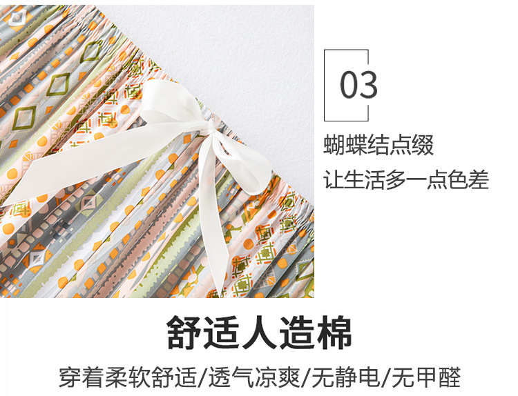 Cotton silk pajama pants for women in summer, thin artificial cotton wide-leg pants, can be worn outside in spring and autumn, loose home air conditioning nine-inch long pants pic 4