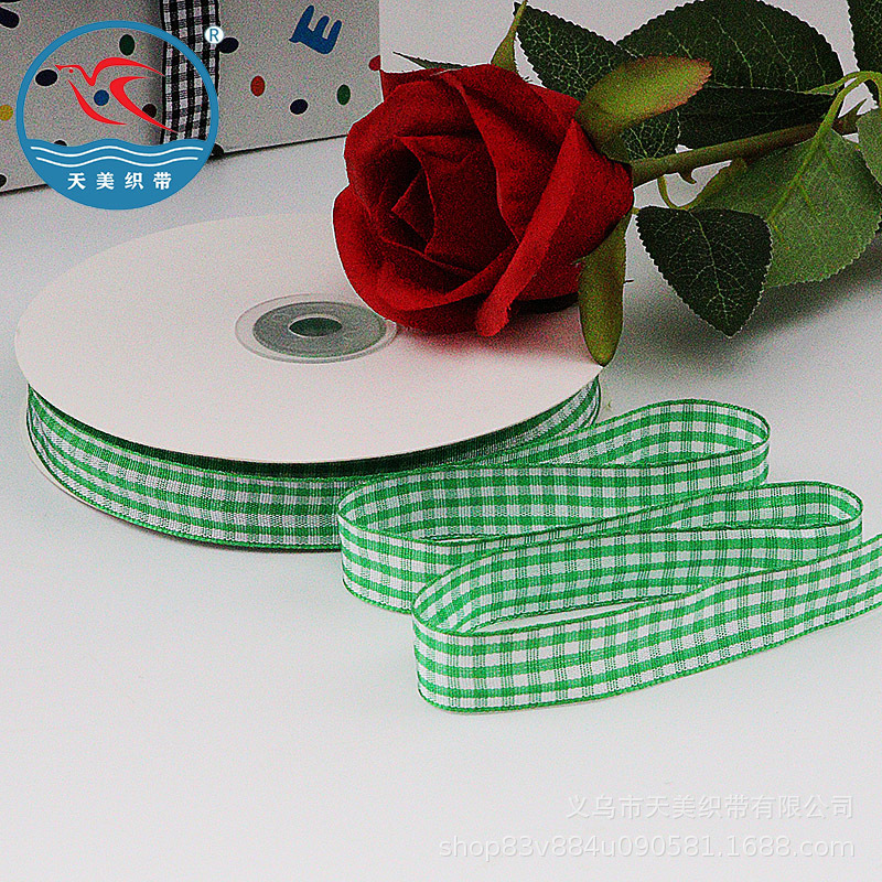 1.5 cinta de celosía milky bird plaid cinta decorativa para hornear pastel cinta de arco material de bricolaje cinta de celosía cinta de regalo pic 28