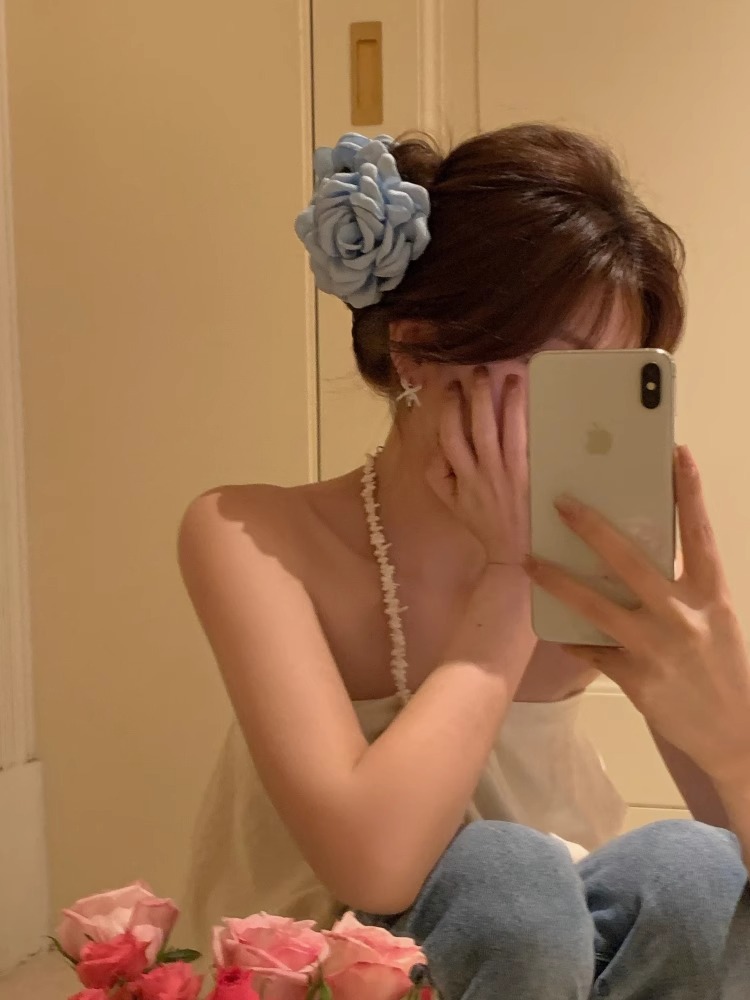 Early spring accessories: flower-shaped hairpins, large female hairpins, large hair volume at the back of the head, shark hairpins, popular hairpins, pearl hairpins, headwear pic 25