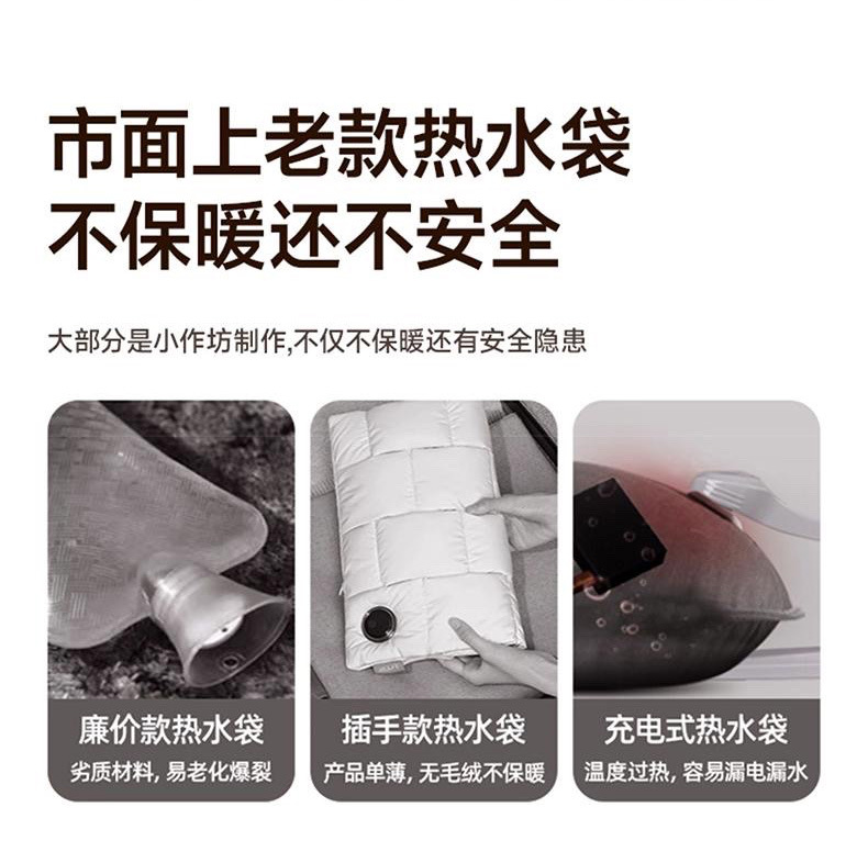 跨境PVC长条热水袋毛绒超长大号暖手水袋防爆敷肚子学生暖床暖身详情3