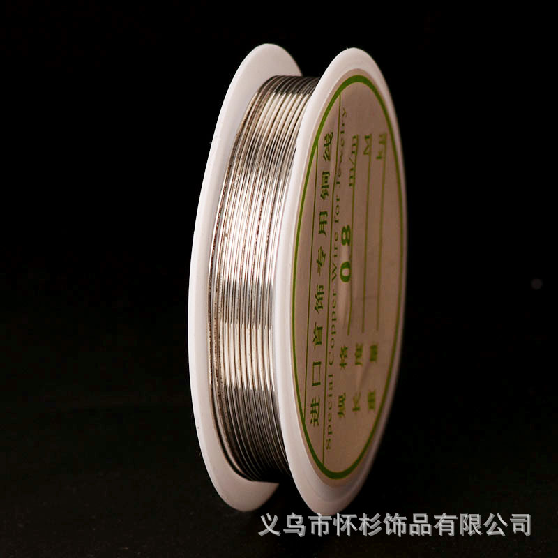 白K金色铜线定型线铜丝线引线发簪配件缠花diy手工工艺品绕线材料详情5