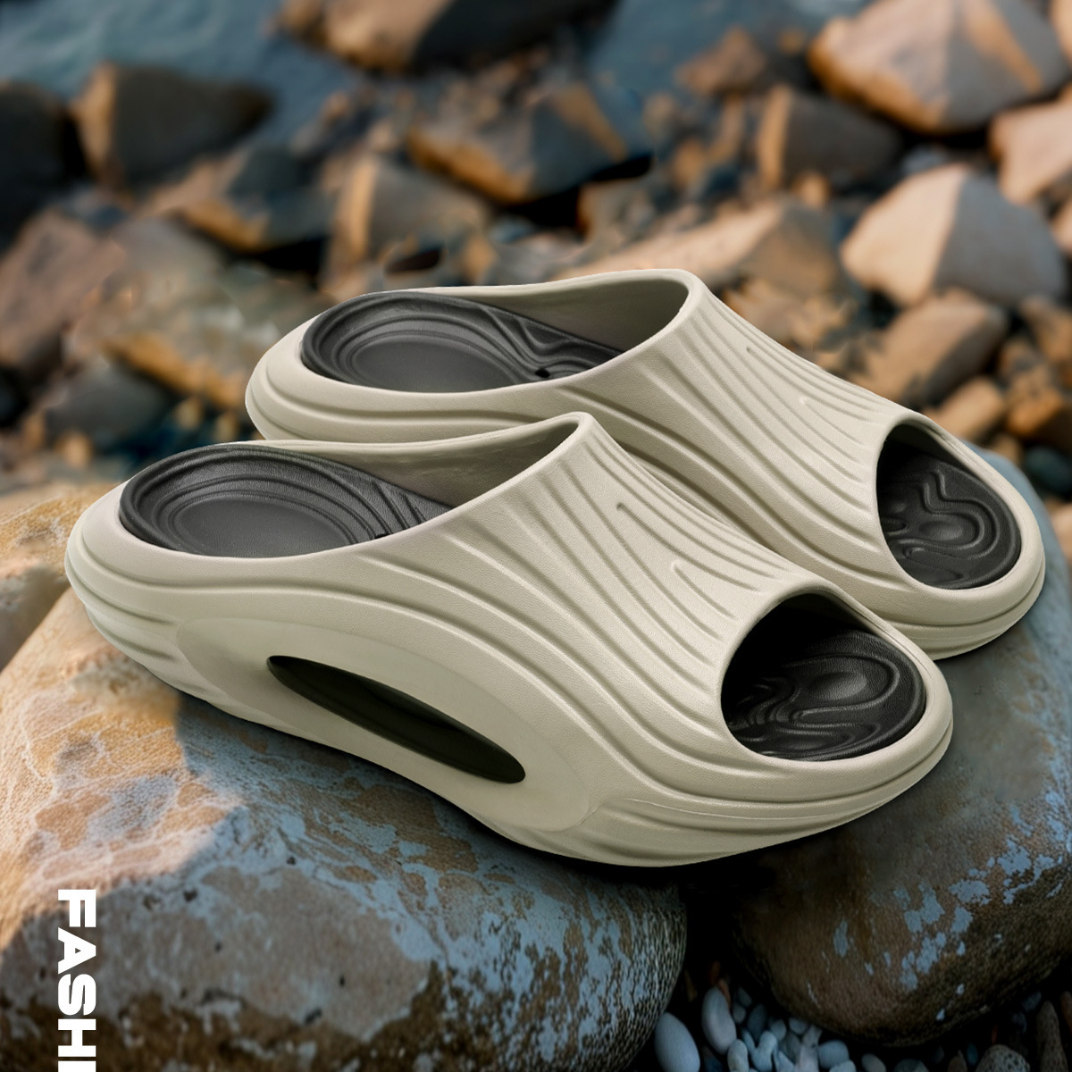 跨境批发凉拖鞋男士沙滩拖鞋室外防滑耐磨居家浴室洗澡eva凉拖女详情4