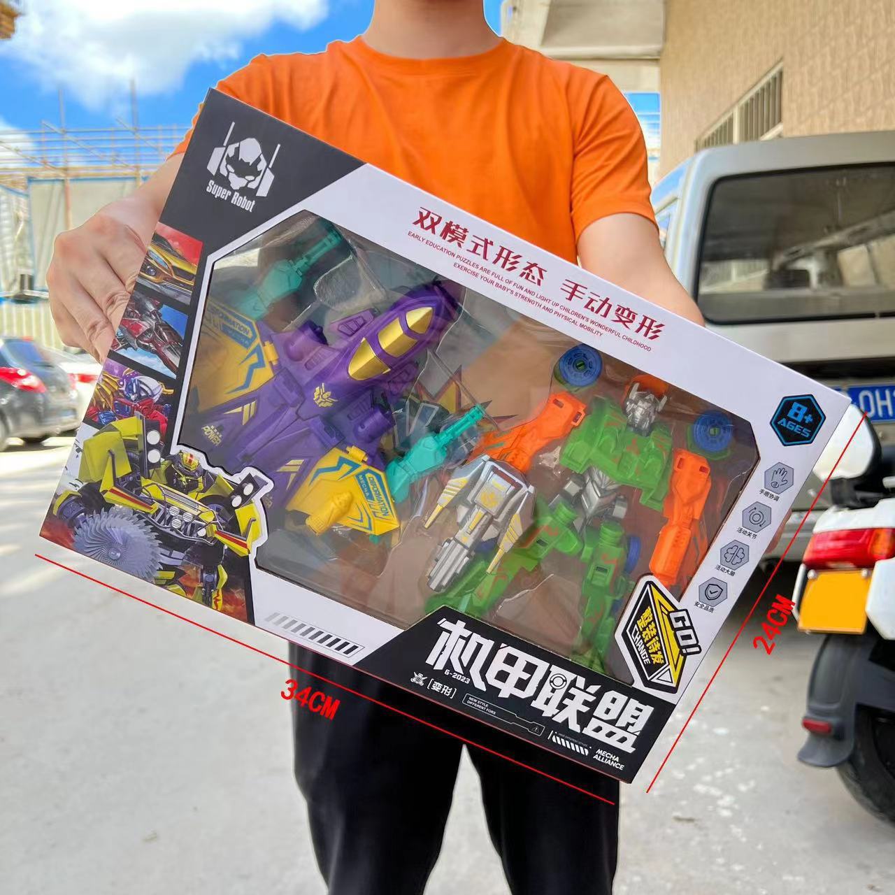 变形机器人金刚黄蜂擎天柱儿童汽车模型套装男孩玩具机构招生礼品盒趣味拼装详情8