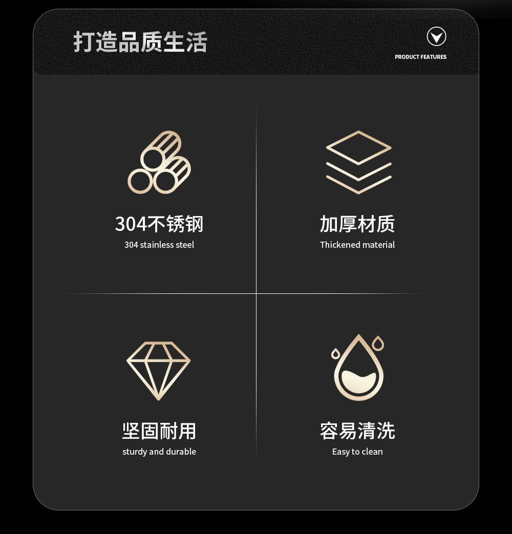 spoon不锈钢餐具叉子罗马柱刀叉勺高级感跨境西餐不锈钢刀叉餐具详情3