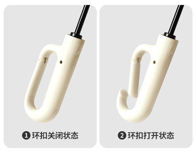 全自动环扣雨伞大号防晒防紫外线晴雨两用女高级感折叠便捷太阳伞详情7