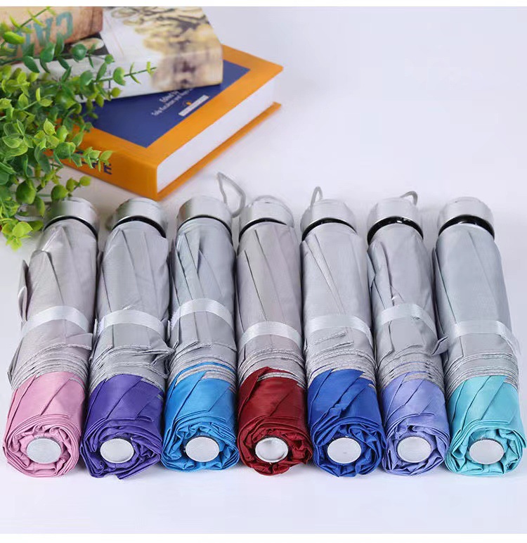 7骨三折银胶雨伞晴雨伞外贸广告伞礼品活动印刷LOGO防紫外线详情2