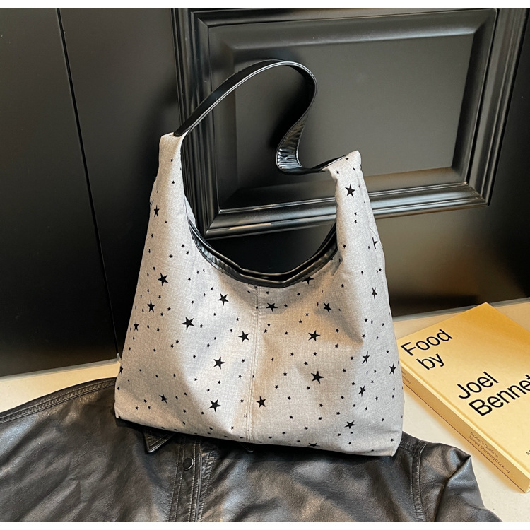 通勤大容量女包新款流行波点单肩包时尚百搭托特水桶包都市斜挎包详情48