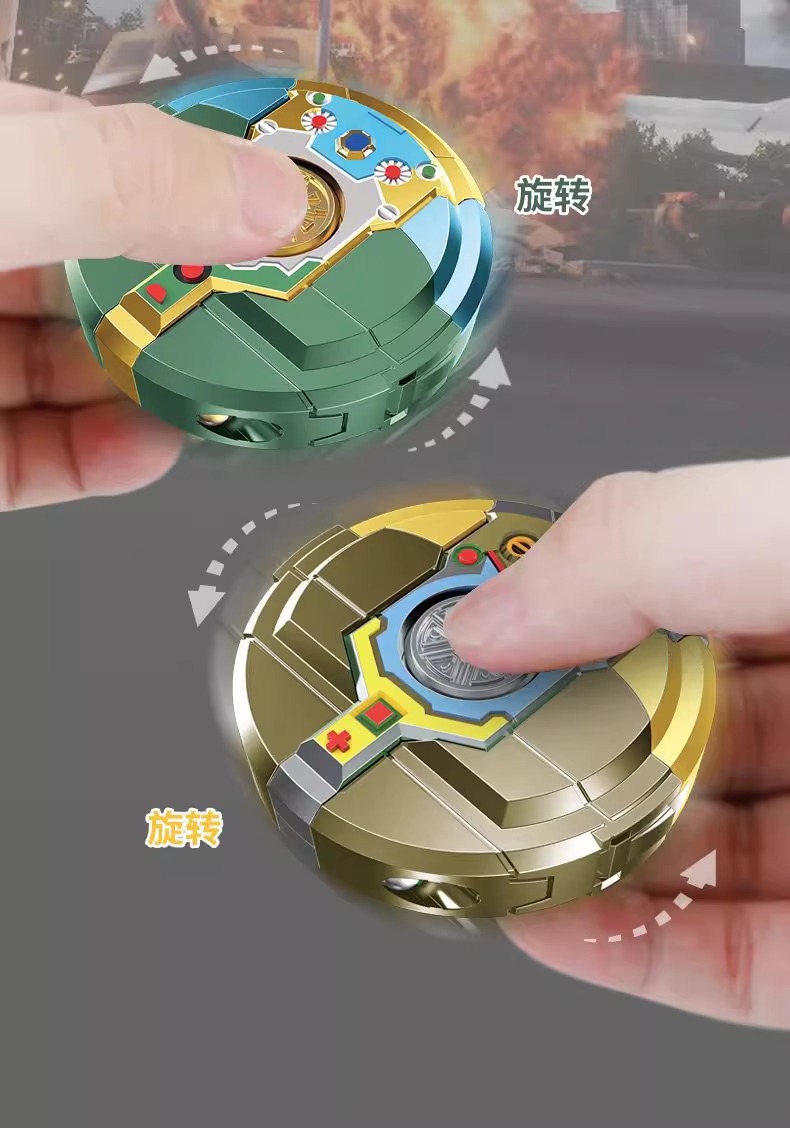 机械变形战车陀螺儿童手指变型恐龙解压玩具男孩指尖旋转泄压成人详情9