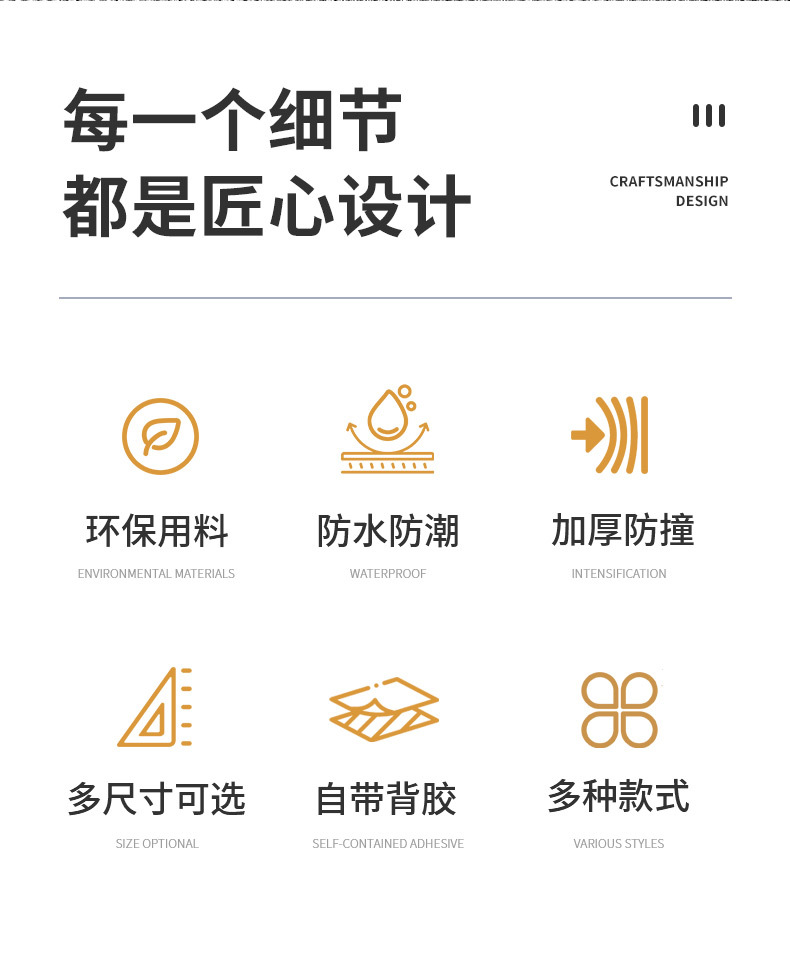 格栅板墙贴自粘3d立体客厅电视背景墙仿木装饰板木纹贴纸防水防潮详情2