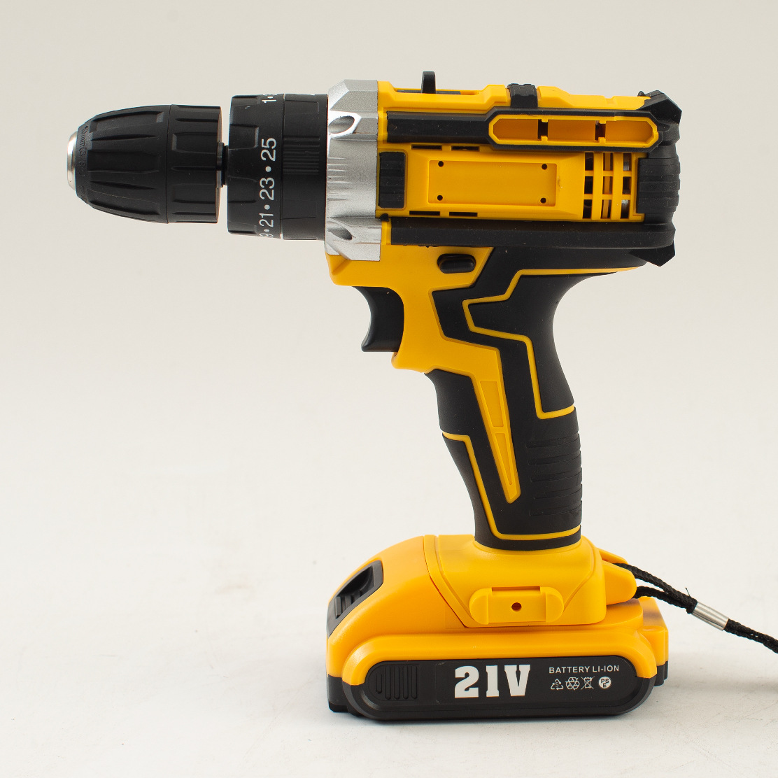 Lithium battery rechargeable hand drill, rechargeable drill, household and industrial multi-functional dual-speed impact drilling electric screwdriver pic 5