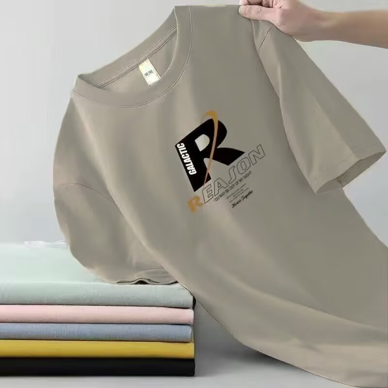 Ice Silk quick-drying T-shirt for men, oversized loose top, ultra-thin sports and fitness summer short-sleeved thin T-shirt for fat people pic 10