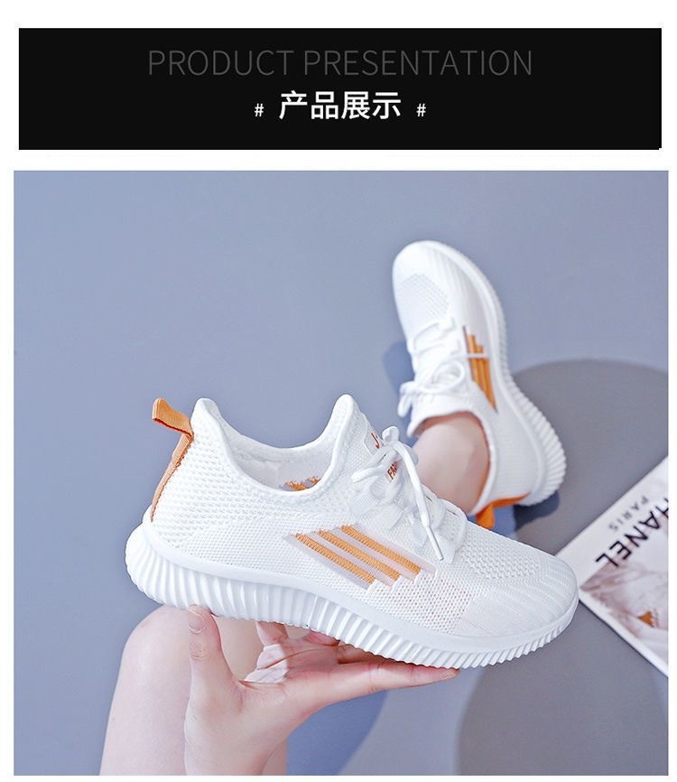 女鞋2023秋季新款运动鞋女舒适网面防臭休闲跑步鞋韩版小白鞋女详情9
