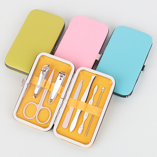 7-piece nail clipper set in leather box, beauty and nail care tools, printable gift nail clipper set pic 17