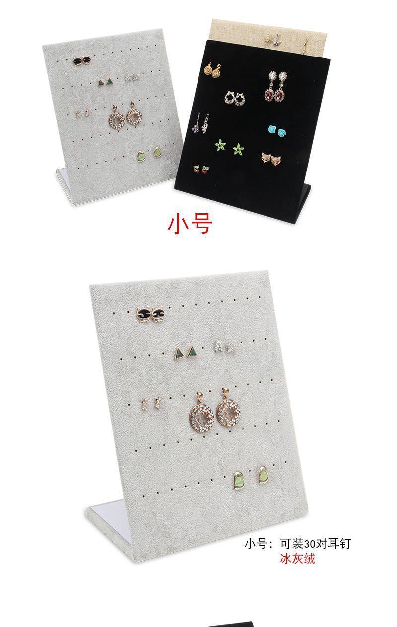 Ear accessory display board, velvet fabric, simple jewelry rack, accessories, ear studs, hanging necklace, earrings, storage box, storage rack for home use pic 3