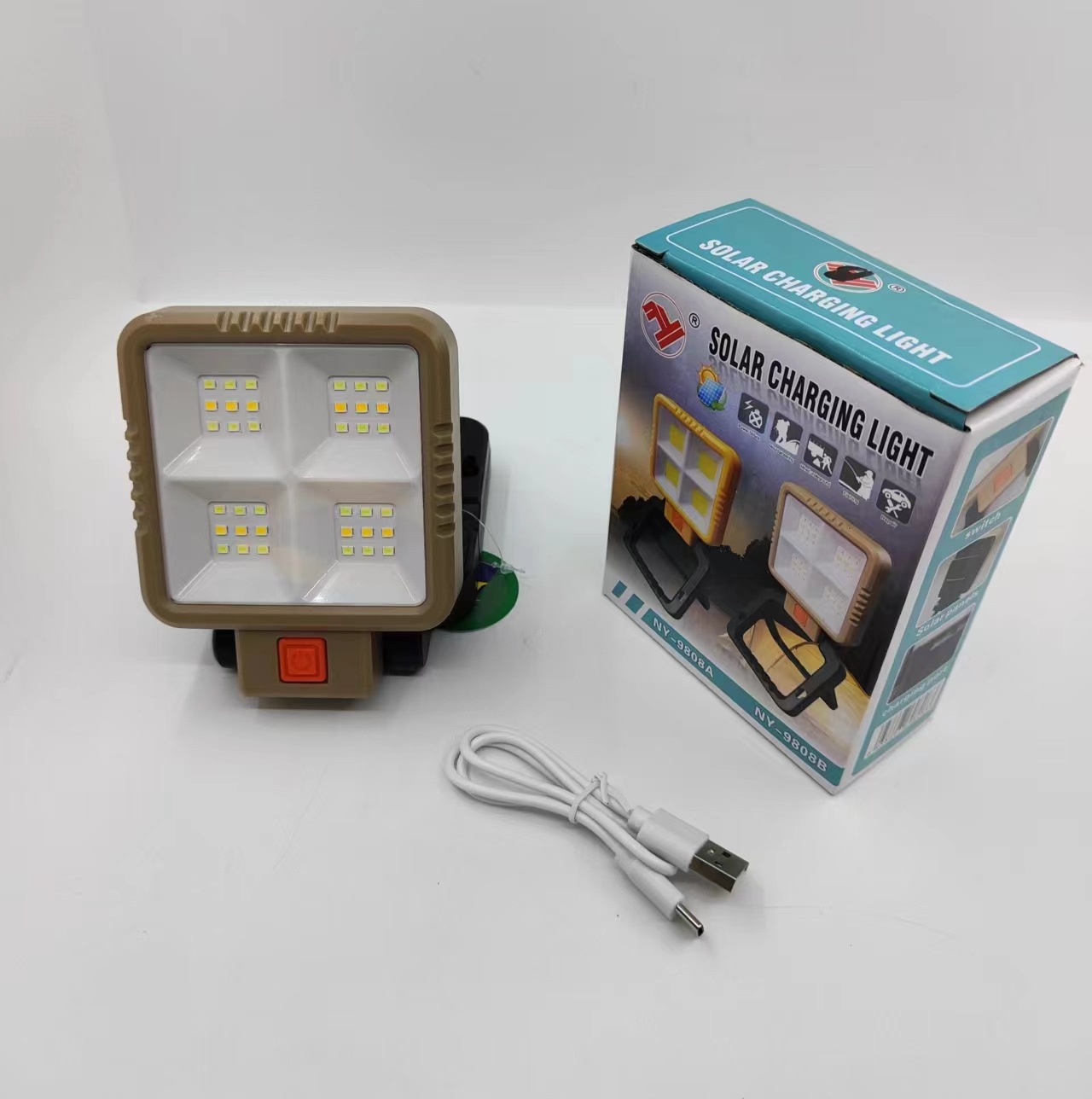 New multi-functional household led emergency light, usb charging, outdoor camping solar lighting lamp, mini portable lamp pic 5
