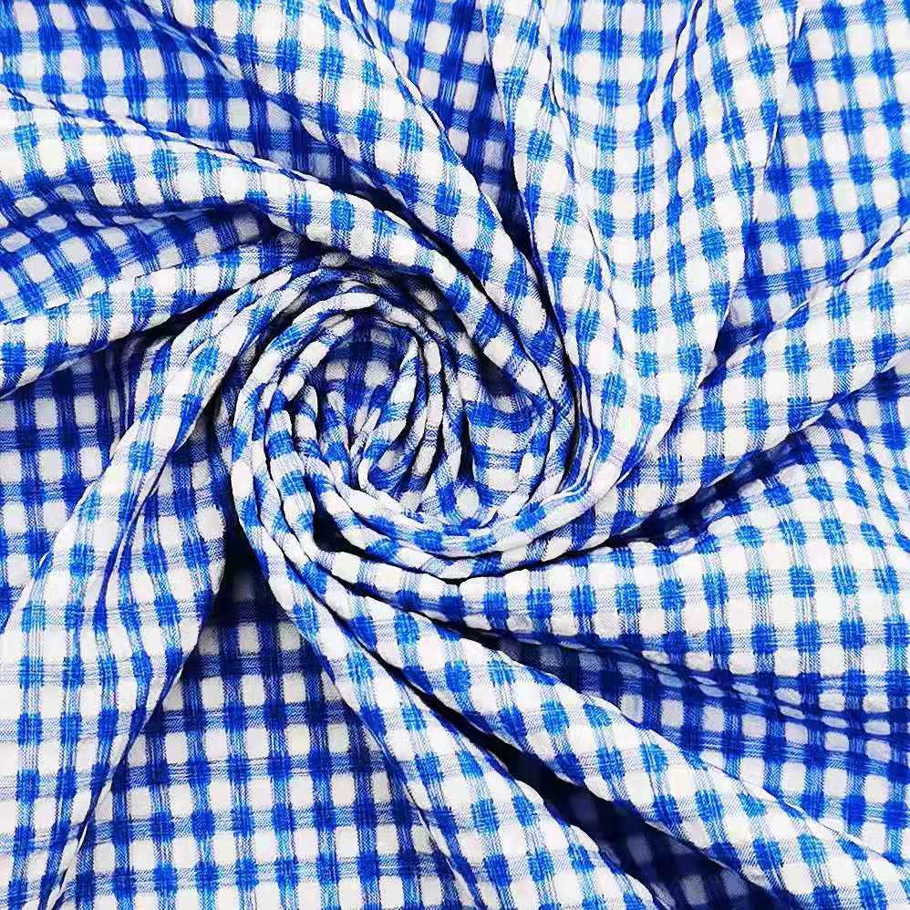 双色烂孔泡泡雪梨纺T400布料透气柔软舒适新款面料详情15