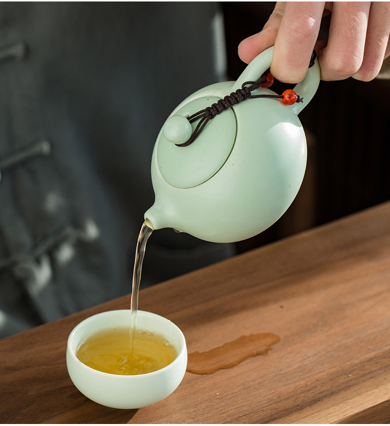 定窑便携包旅行功夫茶具陶瓷西施壶一壶二杯四杯套装定制创意礼品详情15