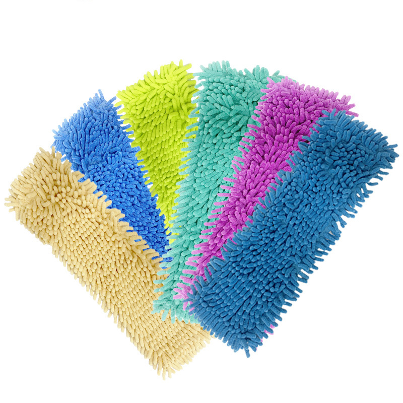 Chenier mop head thickened flat mop head replaces the dry and wet dual-purpose mop head for household cleaning pic 2