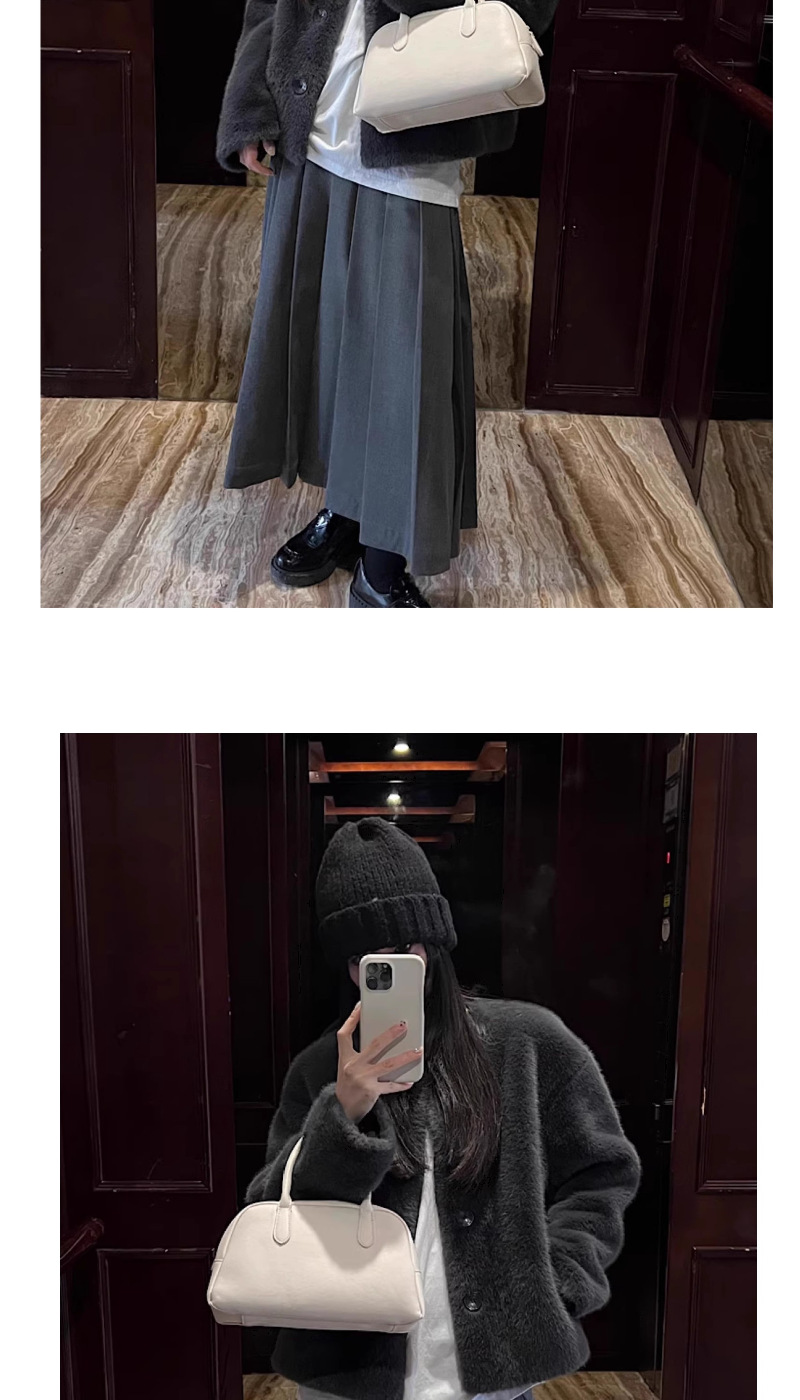 秋冬短款貂仿皮草外套女2025小个子丹麦气质新款名媛海宁貂皮大衣详情15