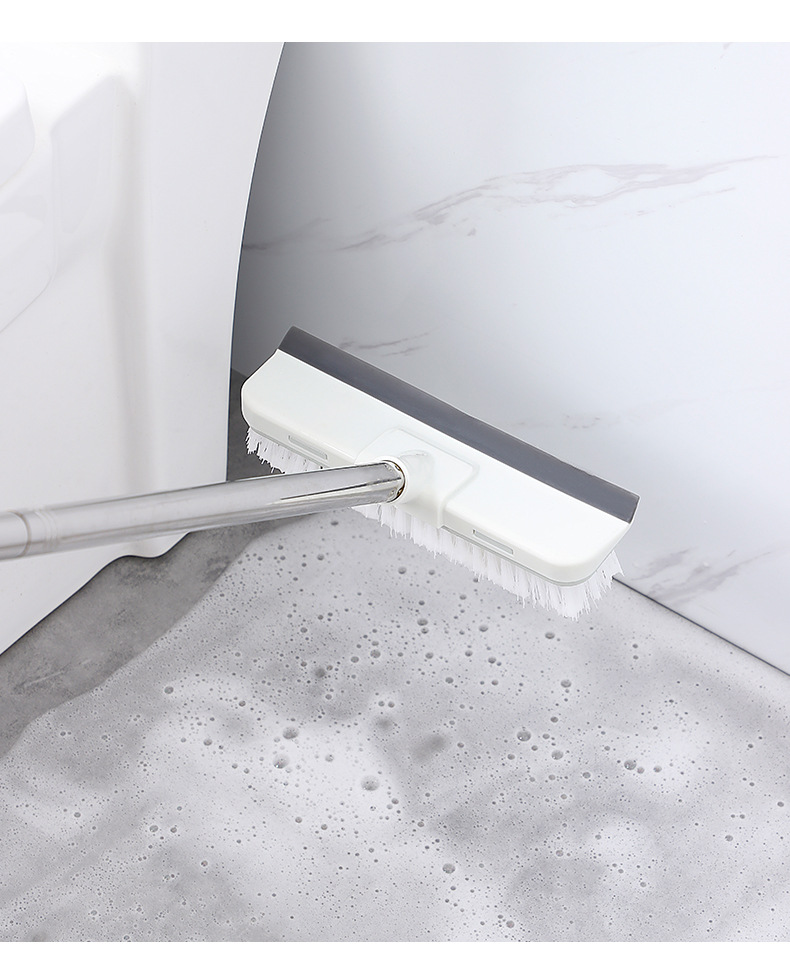 Hard-bristled brush, bathroom floor brush, long-handled bathroom cleaning brush, floor gap brush, toilet cleaning wonder, floor scrubber pic 14