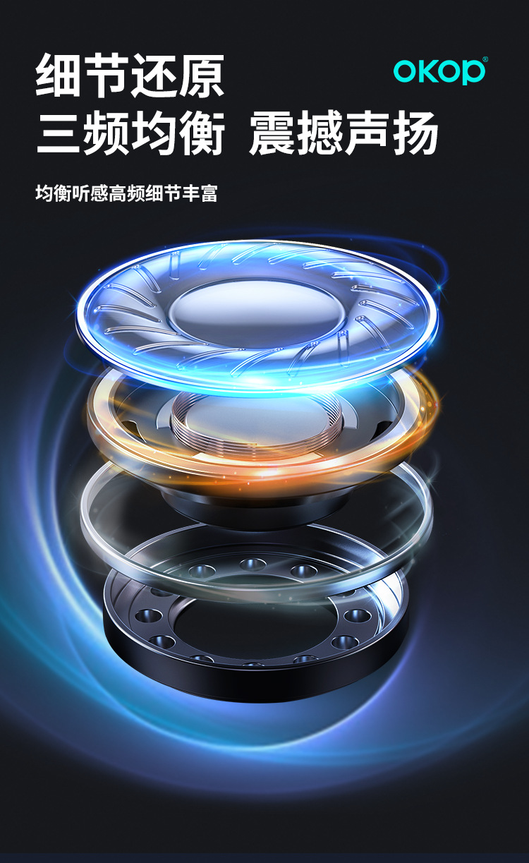 218蓝牙耳机无线降噪入耳式运动跨境新款长续航耳机低延迟快充详情7