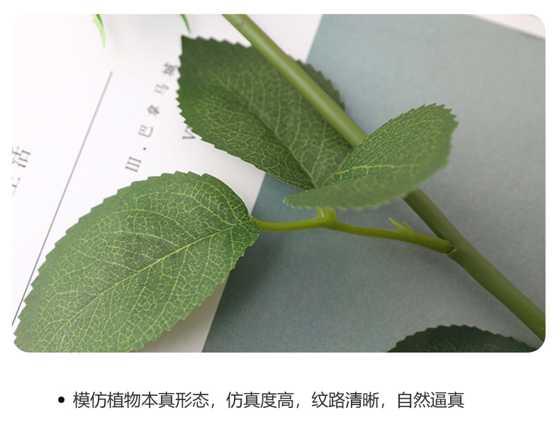 仿真玫瑰花单支逼真手感保湿INS风家居装饰婚庆手捧花玫蕾香皂花工艺品礼品详情30