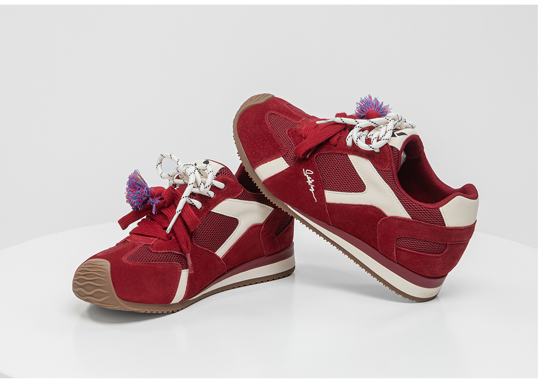 复古德训鞋女2025秋冬新款潮流透气鞋子内增高真皮百搭运动休闲鞋详情21