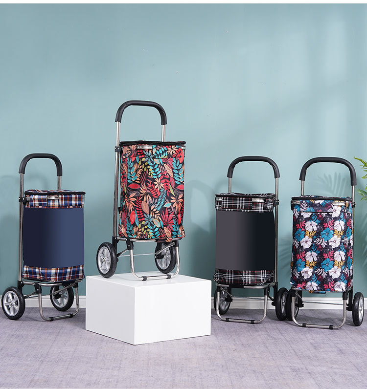 大轮买菜车小拉车大容量购物车家用折叠拉杆车便携老人手拉车拖车详情21