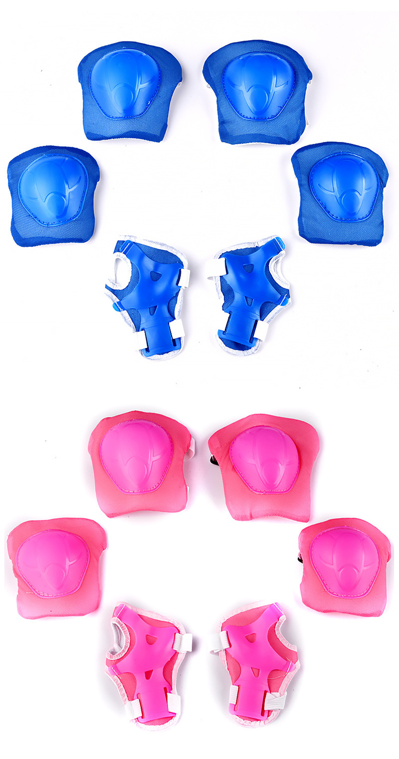 儿童护具6件套装护膝护腕护肘宝宝运动平衡车小孩轮滑溜冰鞋护具详情2