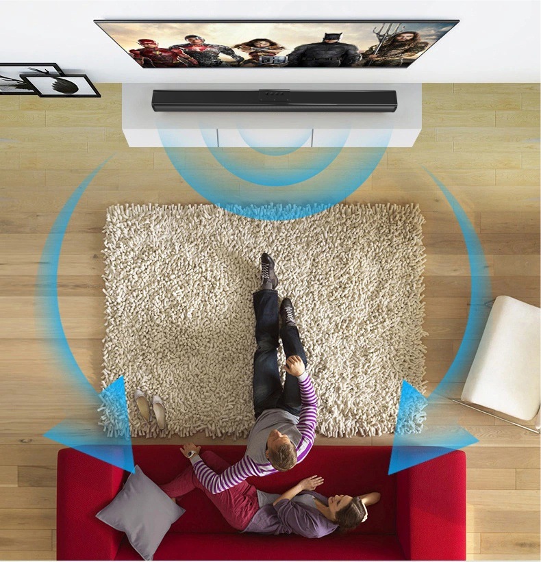 新款回音壁长条音响soundbar声霸电视机音箱无线家庭影院桌面音箱详情4