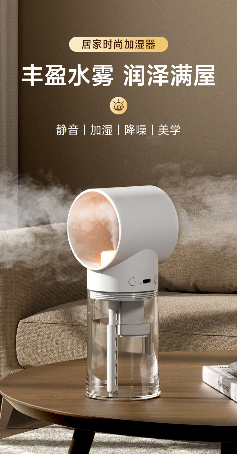 新款桌面迷你空气加湿大器家用大容量小型智能香薰机自动喷香详情1
