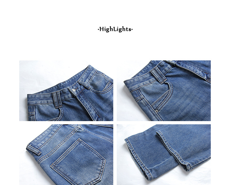 【 Denim Simple】 Ge Ming Korean Commuter straight-leg jeans for Women 2025 Autumn New Style Long Pants N732C pic 10