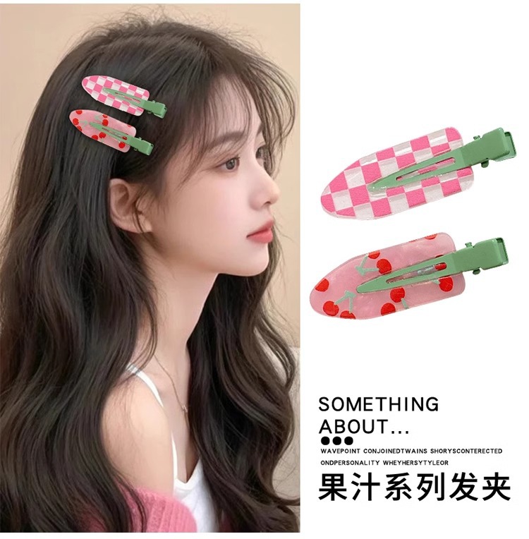 多巴胺彩色无痕发夹女春夏前额侧边碎发夹韩版刘海夹发卡bb夹头饰详情15