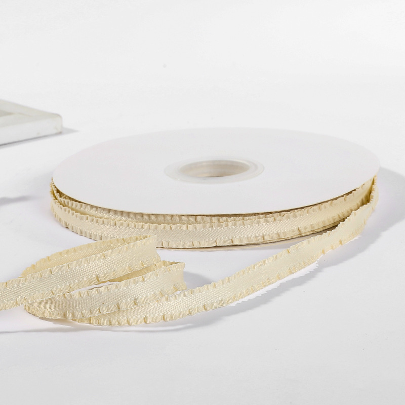 韩版定制款涤纶荷叶边缎面丝带皱边DIY裙边褶皱织带详情15