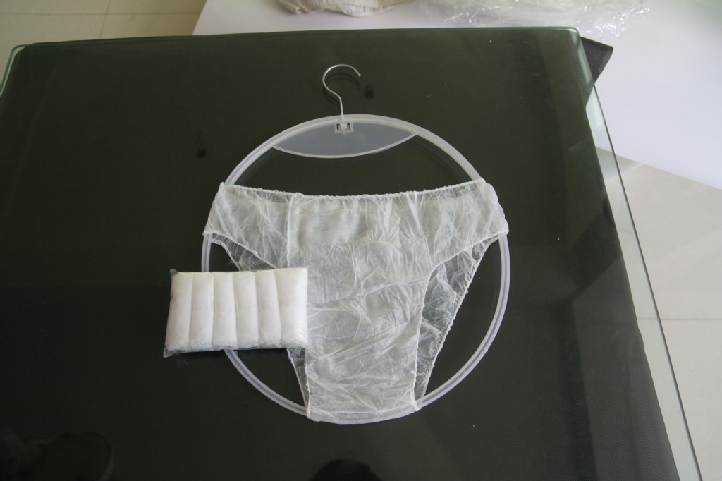 一次性内裤女美容院产后月子旅行汗蒸成人男女通用免洗舒爽纸短裤详情5