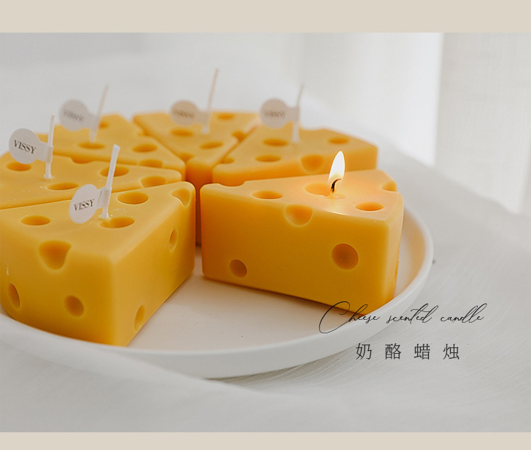 奶酪香薰蜡烛批发家居装饰香氛小摆件生日礼物手工熏香腊烛办公文化气氛布置用品详情6