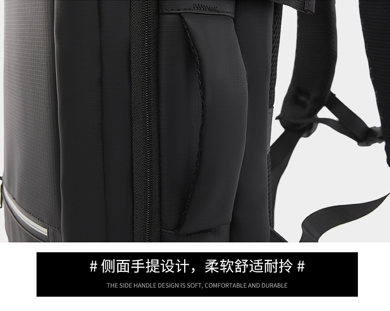 The new business backpack for men with a high-end feel, large-capacity water-resistant computer backpack, and multi-functional student backpacks are trendy pic 16