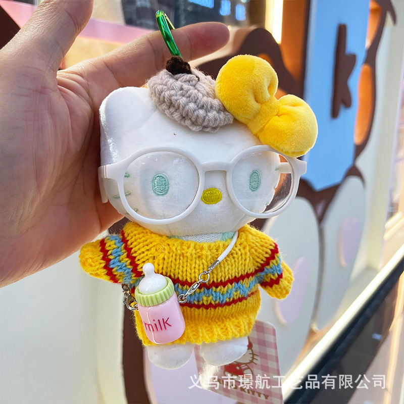 【 Genuine 】 New creative HelloKitty keychain, cute bag pendant, kt doll pic 6